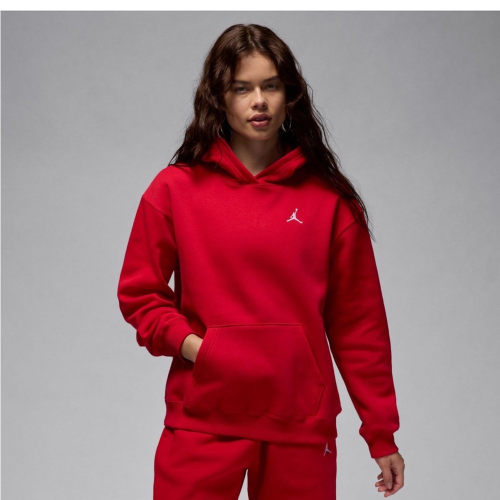 Jordan Women's Brooklyn Fleece
Pullover Hoodie & Joggers Gym Red Matching Set - Picture 6 of 13